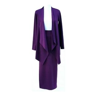 Attitudes by Renee 2 Piece Jersey Knit Skirt/Top